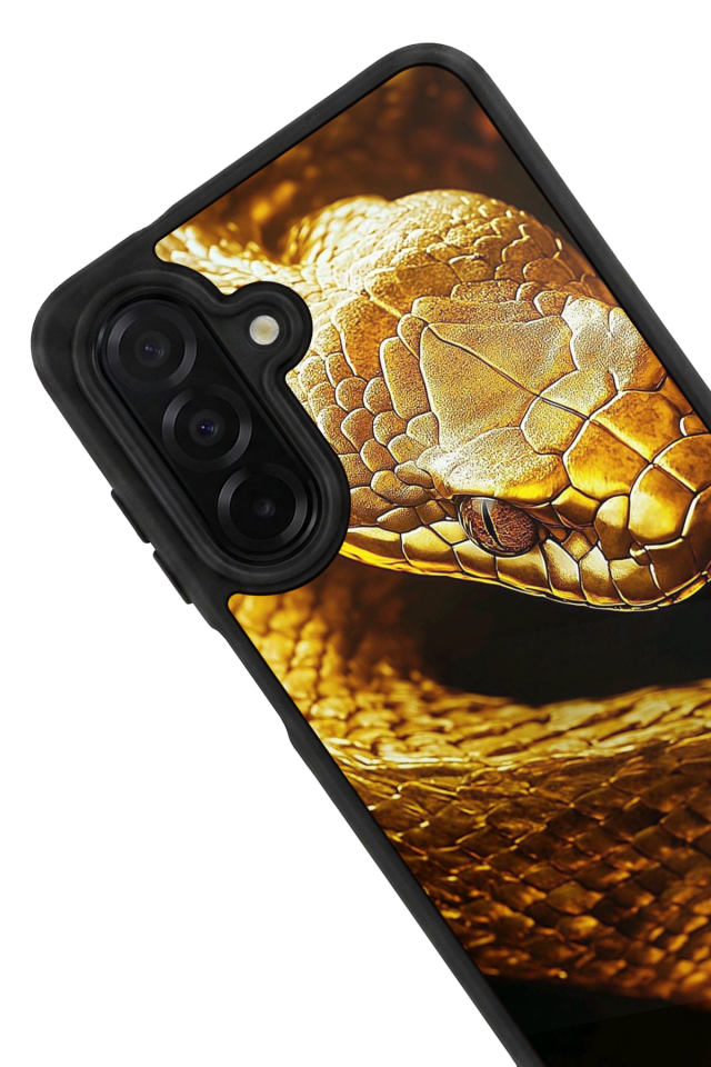 Samsung Galaxy A36 Uyumlu Yılan Tasarımlı Glossy Premium Kılıf