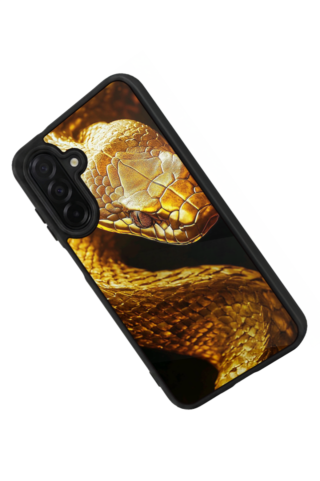 Samsung Galaxy A36 Uyumlu Yılan Tasarımlı Glossy Premium Kılıf