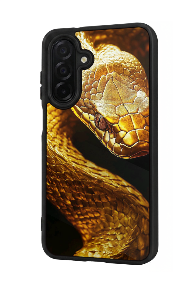 Samsung Galaxy A36 Uyumlu Yılan Tasarımlı Glossy Premium Kılıf