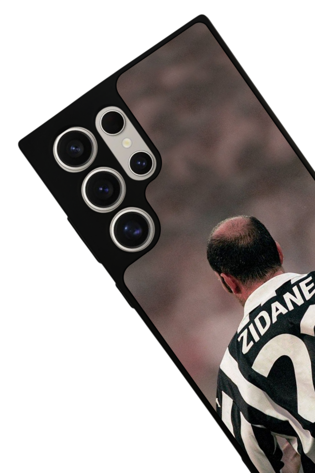 Samsung Galaxy S22 Ultra Uyumlu Zidane Tasarımlı Glossy Premium Kılıf