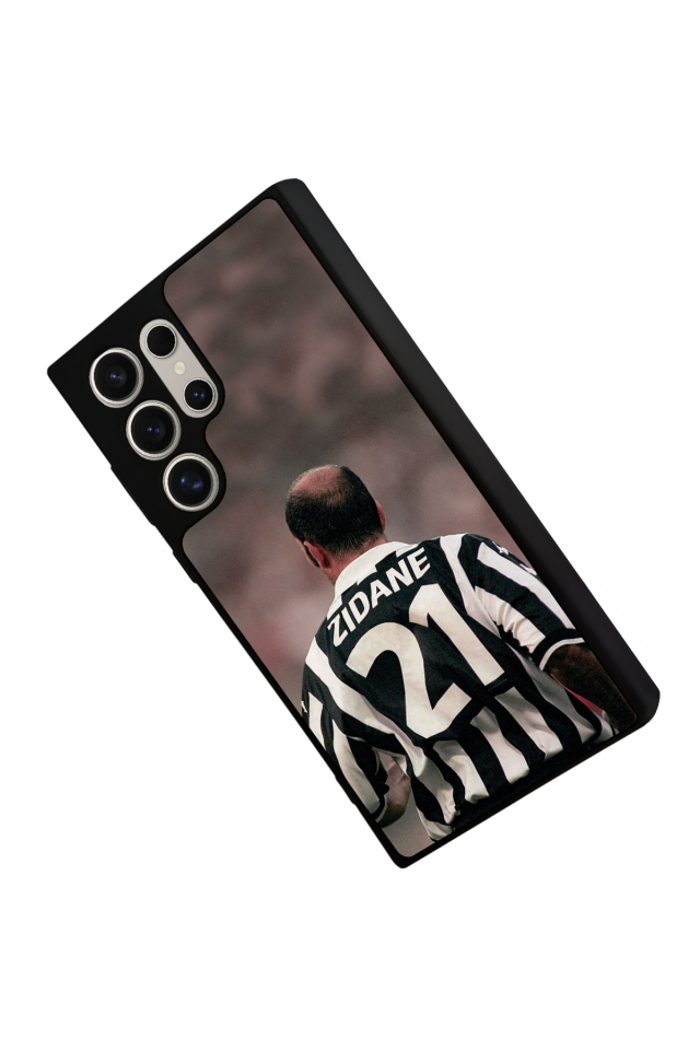 Samsung Galaxy S22 Ultra Uyumlu Zidane Tasarımlı Glossy Premium Kılıf