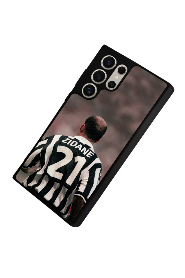 Samsung Galaxy S22 Ultra Uyumlu Zidane Tasarımlı Glossy Premium Kılıf