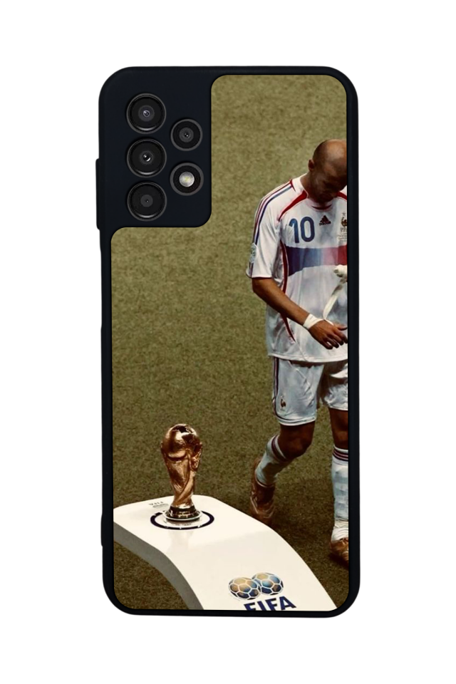Samsung Galaxy A23 Uyumlu Zidane Tasarımlı Glossy Premium Kılıf