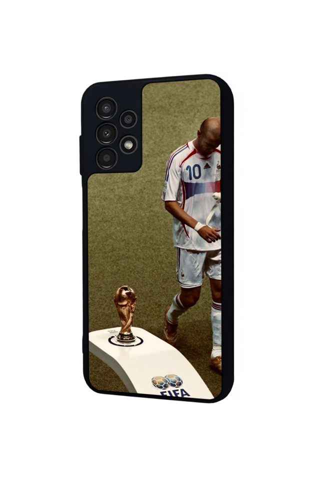 Samsung Galaxy A23 Uyumlu Zidane Tasarımlı Glossy Premium Kılıf