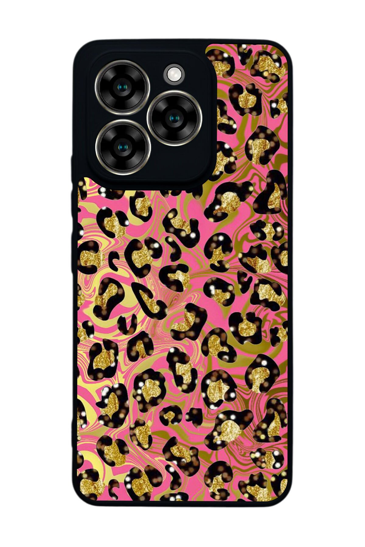 Reeder S919 Uyumlu Hologram Leopar Tasarımlı Glossy Premium Kılıf