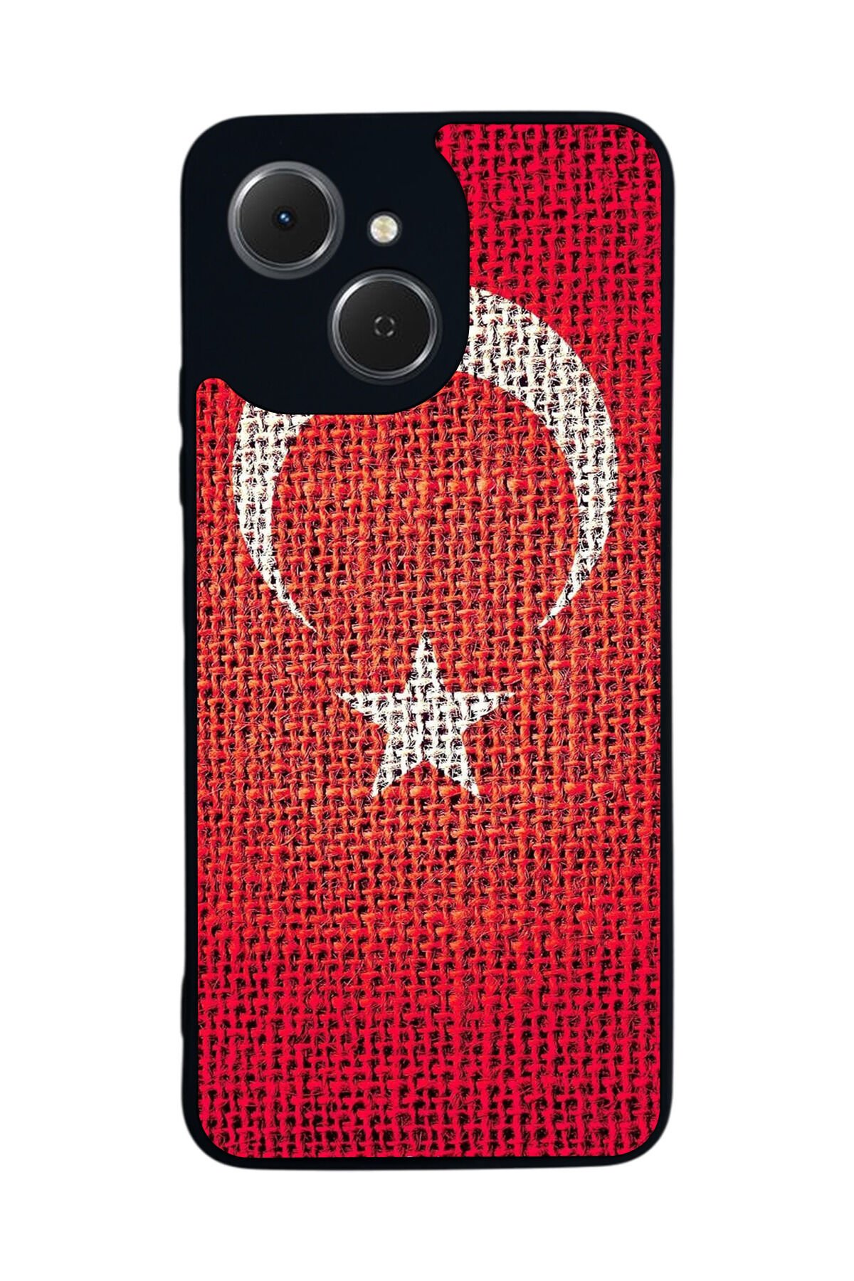 Tecno Spark 40C Uyumlu Türk Bayragi Tasarımlı Glossy Premium Kılıf