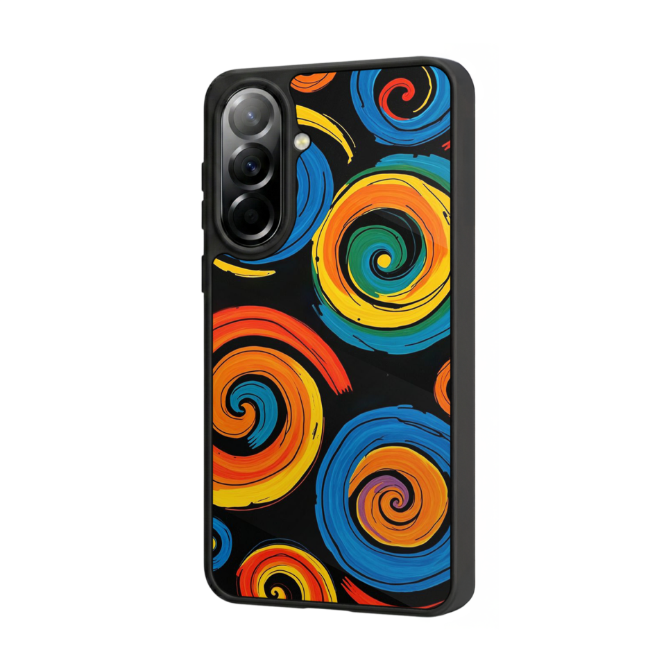 Samsung Galaxy A37 Uyumlu Abstract Tasarımlı Glossy Premium Kılıf