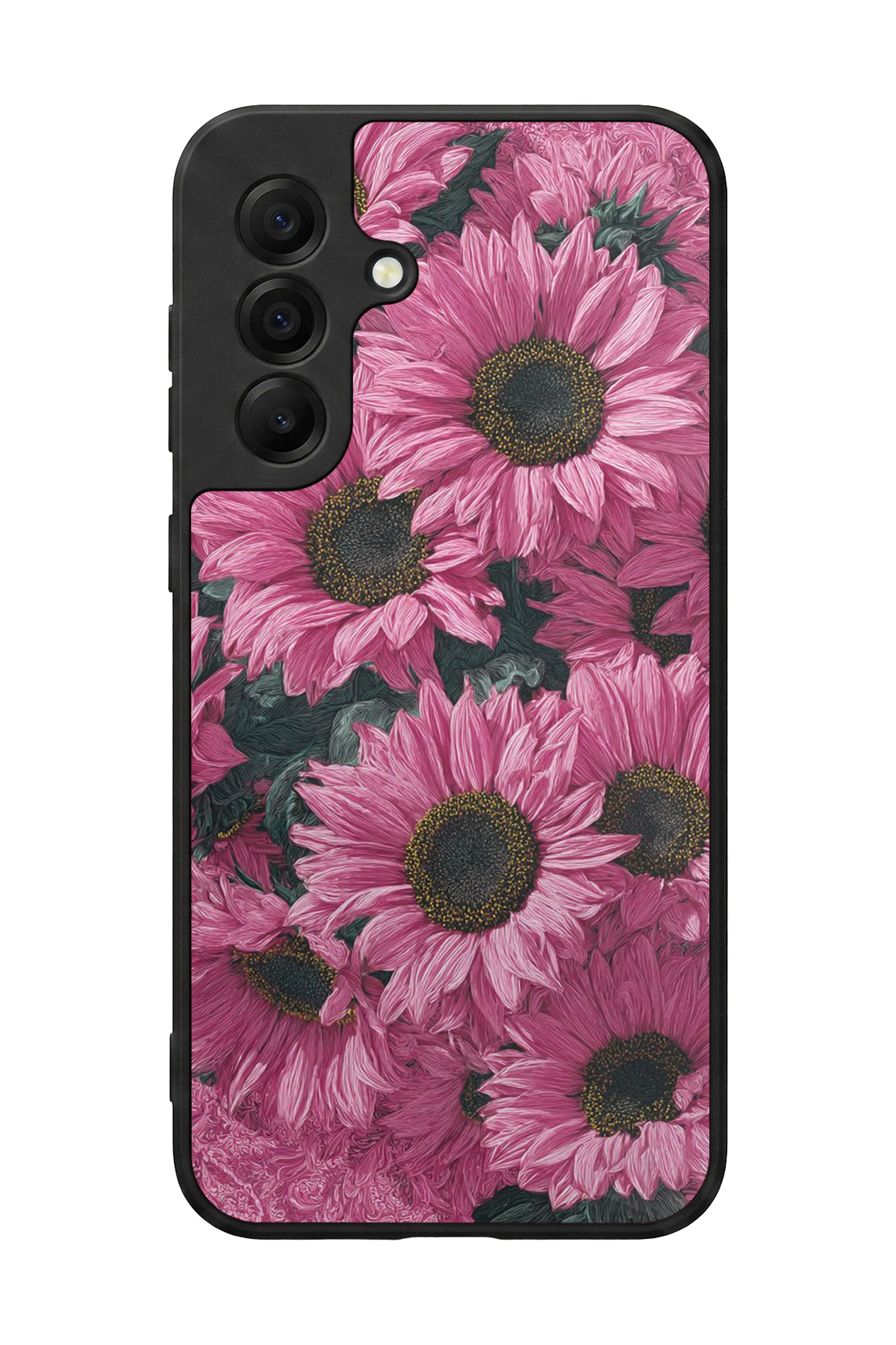 Samsung Galaxy A17 Uyumlu Cicek Tasarımlı Glossy Premium Kılıf