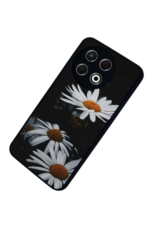 Tecno Spark 30 Pro Uyumlu Cicek Tasarımlı Glossy Premium Kılıf