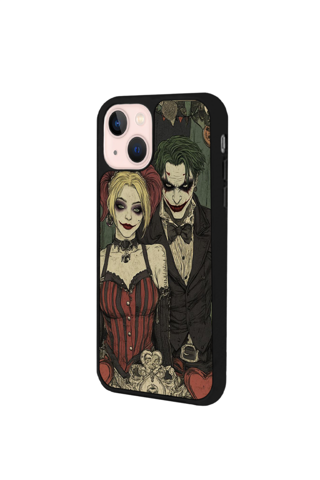 iPhone 13 Mini Uyumlu Kalp Love Tasarımlı Glossy Premium Kılıf
