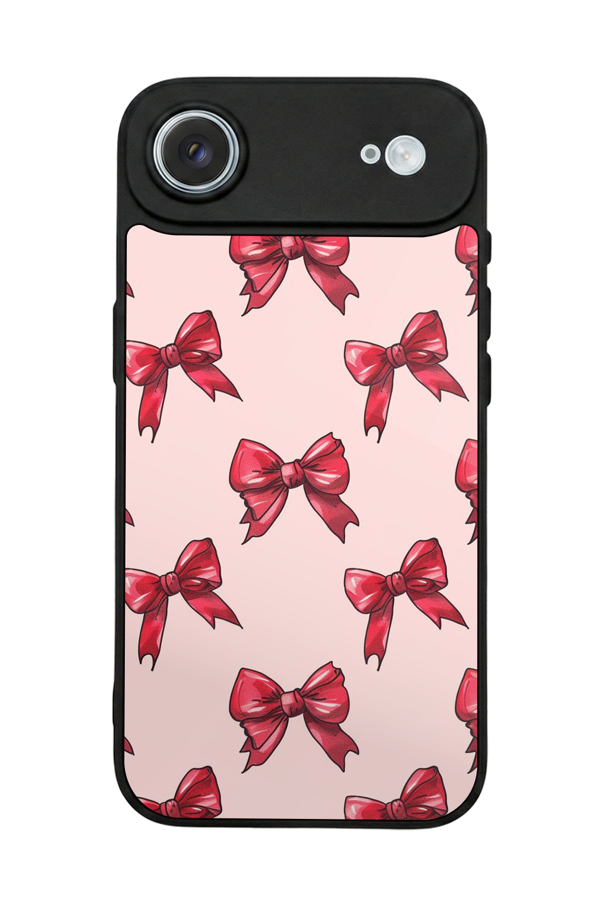 iPhone 17 Air Uyumlu Kurdele Tasarımlı Glossy Premium Kılıf
