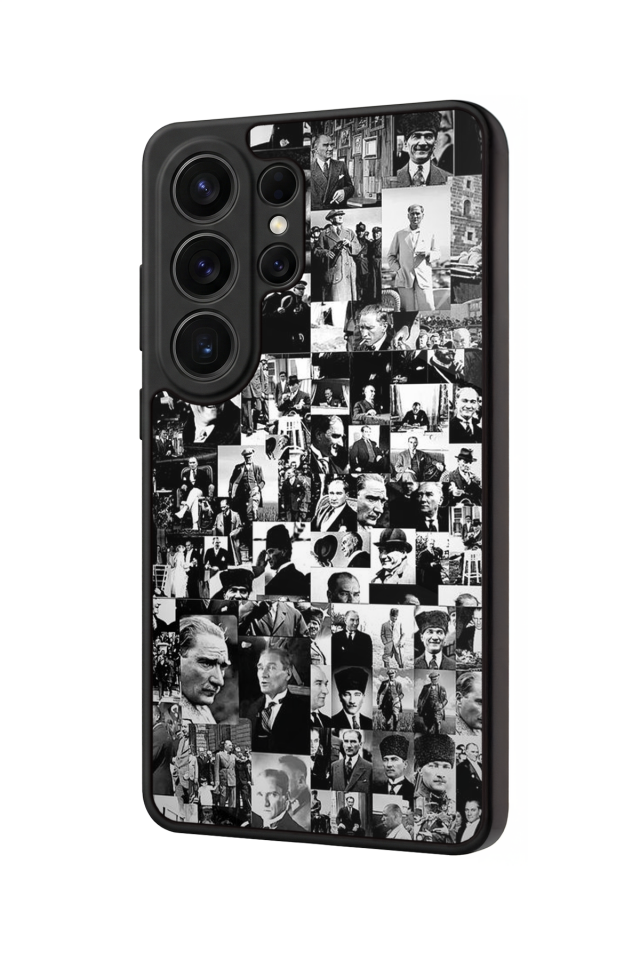 Samsung Galaxy S26 Ultra Uyumlu Mustafa Kemal Ataturk Tasarımlı Glossy Premium Kılıf