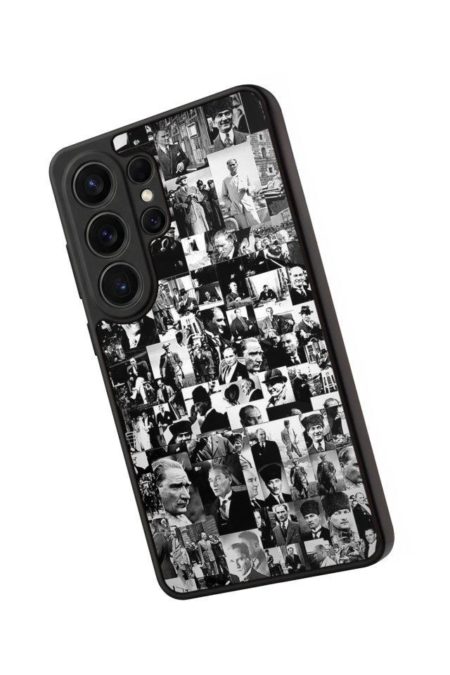 Samsung Galaxy S26 Ultra Uyumlu Mustafa Kemal Ataturk Tasarımlı Glossy Premium Kılıf