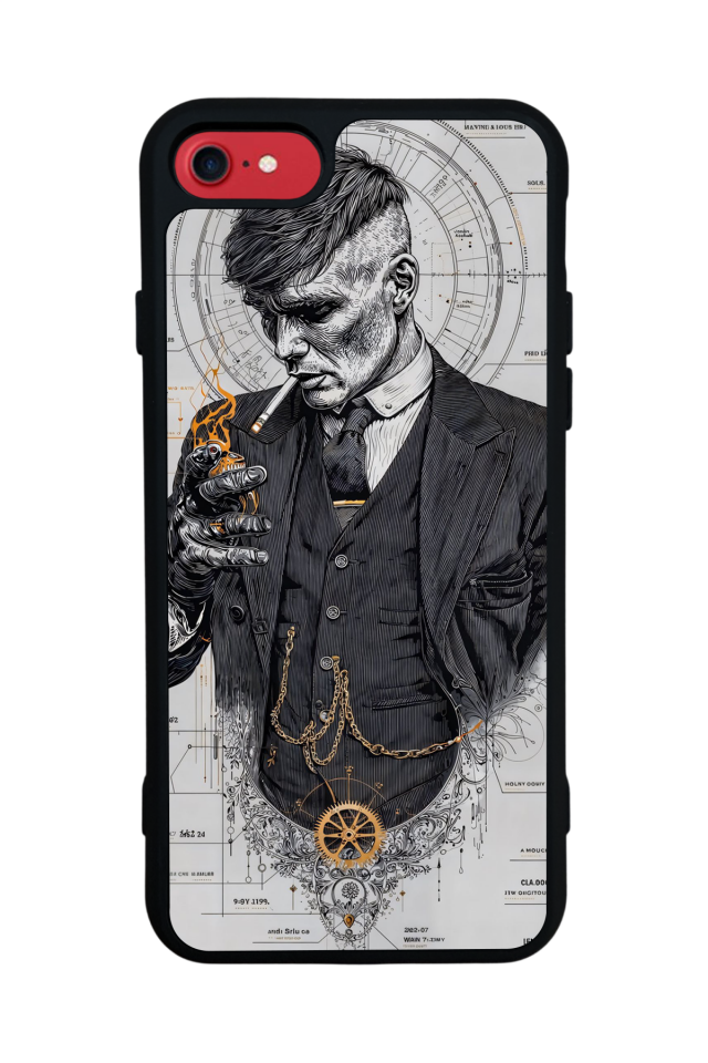 iPhone 8 Uyumlu Peaky Blinders Tasarımlı Glossy Premium Kılıf
