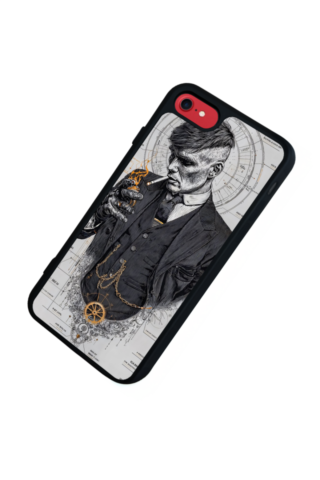 iPhone 8 Uyumlu Peaky Blinders Tasarımlı Glossy Premium Kılıf