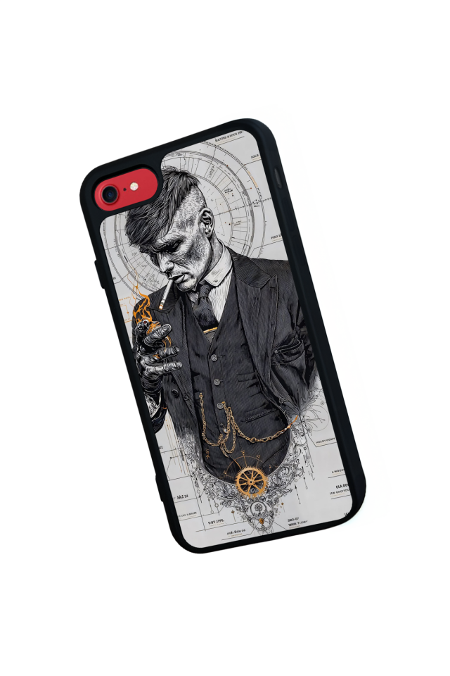 iPhone 8 Uyumlu Peaky Blinders Tasarımlı Glossy Premium Kılıf