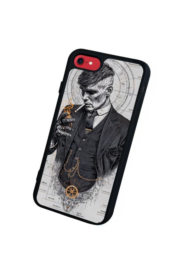 iPhone 8 Uyumlu Peaky Blinders Tasarımlı Glossy Premium Kılıf