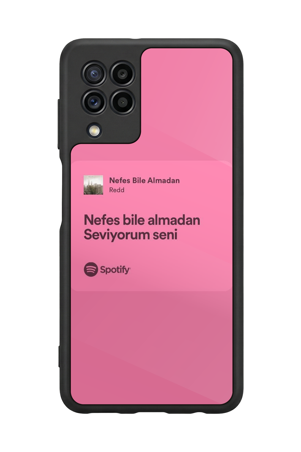Samsung Galaxy M22 Uyumlu Sarki Sozleri Tasarımlı Glossy Premium Kılıf