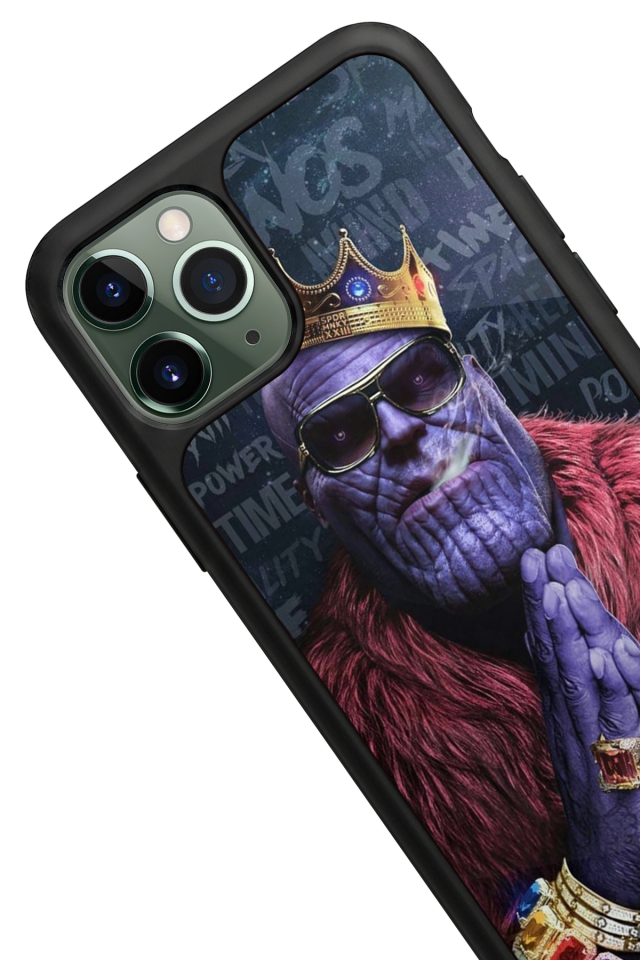 iPhone 11 Pro Max Uyumlu Thanos Tasarımlı Glossy Premium Kılıf