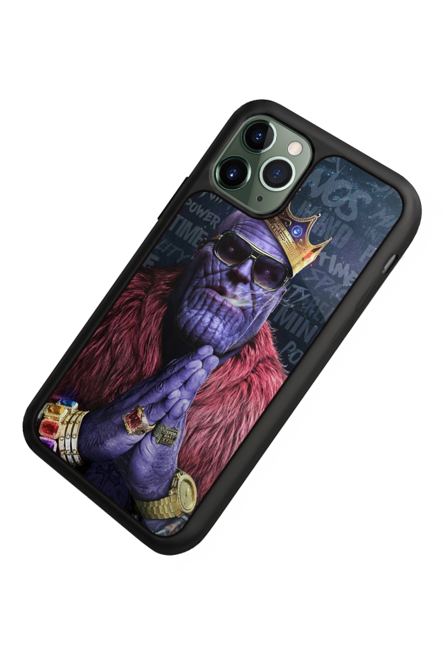 iPhone 11 Pro Max Uyumlu Thanos Tasarımlı Glossy Premium Kılıf