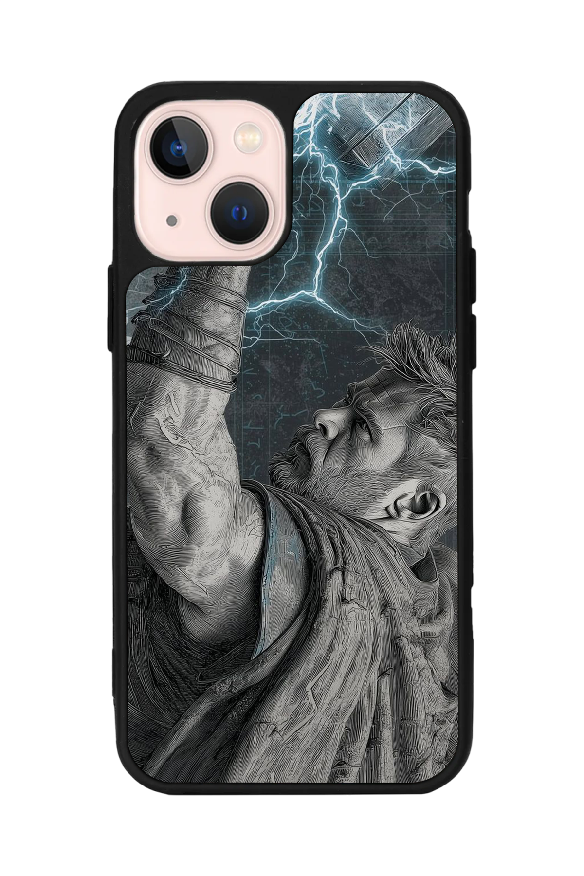 iPhone 15 Uyumlu Thor Tasarımlı Glossy Premium Kılıf