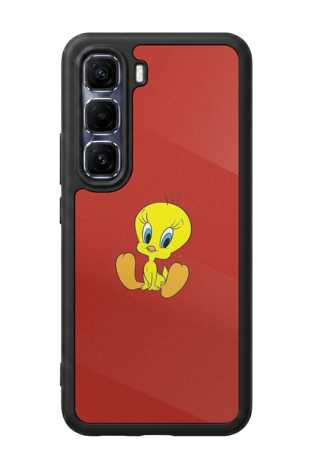 Infinix Hot 60 Pro Plus Uyumlu Tweety Tasarımlı Glossy Premium Kılıf