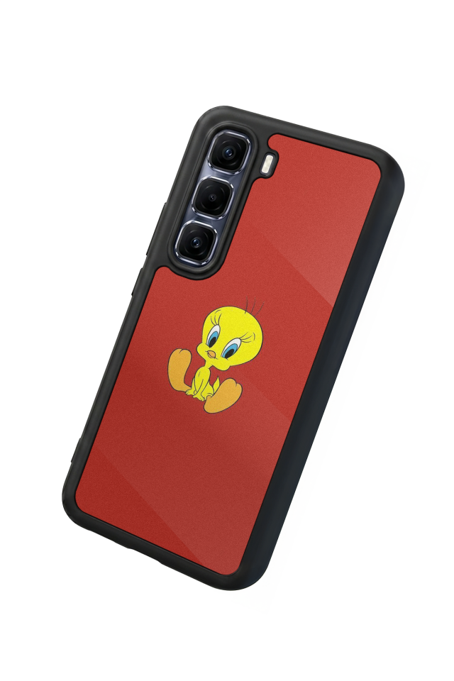Infinix Hot 60 Pro Plus Uyumlu Tweety Tasarımlı Glossy Premium Kılıf
