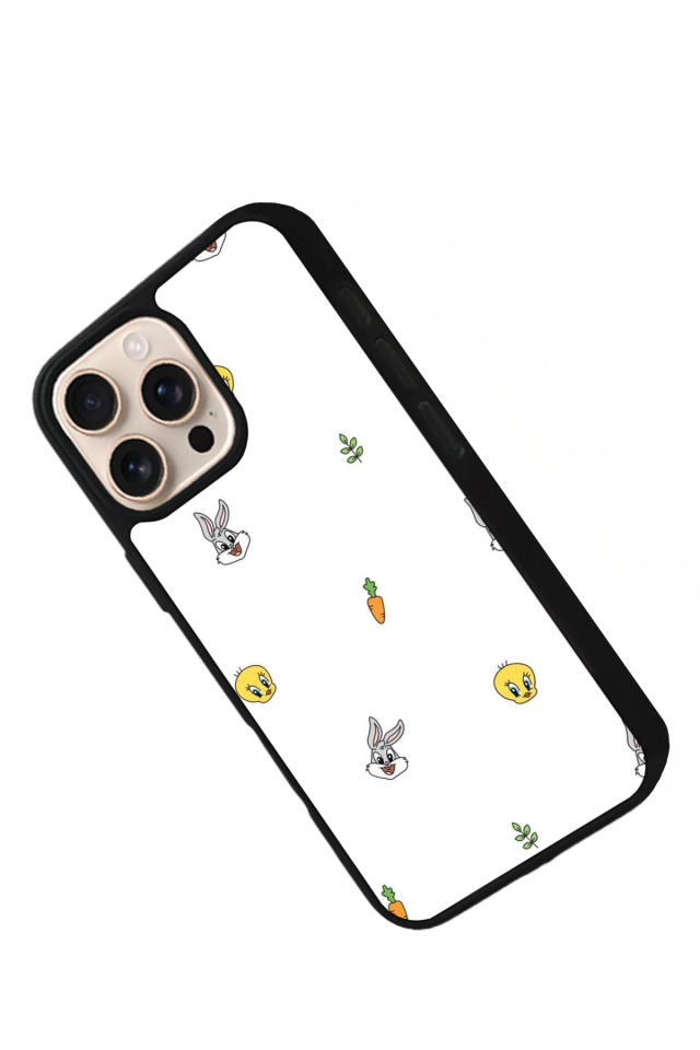 iPhone 15 Pro Max Uyumlu Tweety Tasarımlı Glossy Premium Kılıf