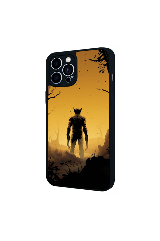 iPhone 13 Pro Max Uyumlu Wolverine Tasarımlı Glossy Premium Kılıf
