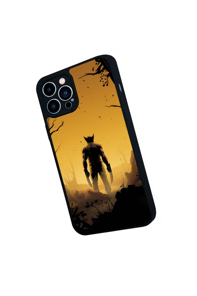 iPhone 13 Pro Max Uyumlu Wolverine Tasarımlı Glossy Premium Kılıf