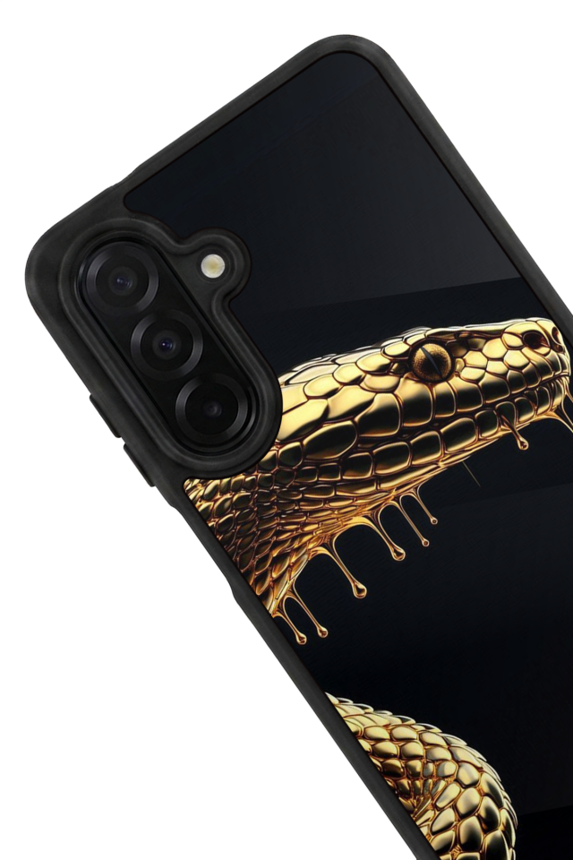 Samsung Galaxy A36 Uyumlu Yılan Tasarımlı Glossy Premium Kılıf