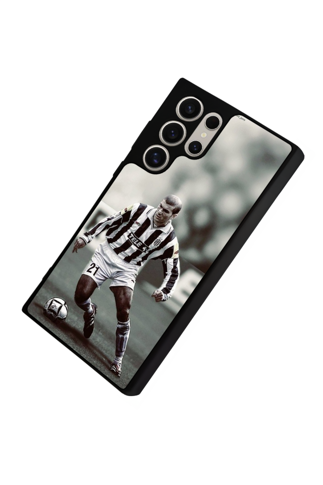 Samsung Galaxy S22 Ultra Uyumlu Zidane Tasarımlı Glossy Premium Kılıf