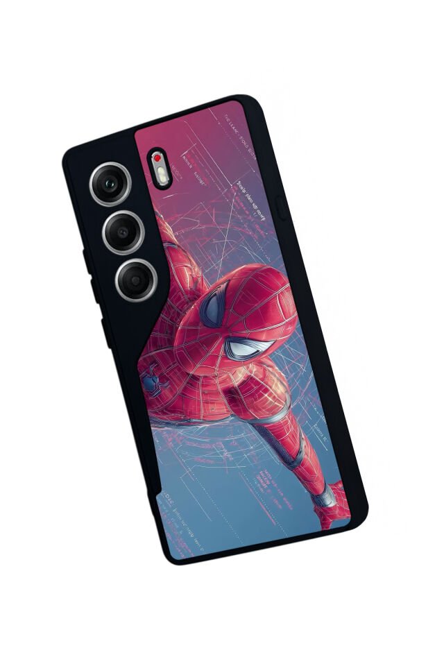 Tecno Camon 40 Uyumlu Spider Man ( Örümcek Adam ) Tasarımlı Glossy Premium Kılıf