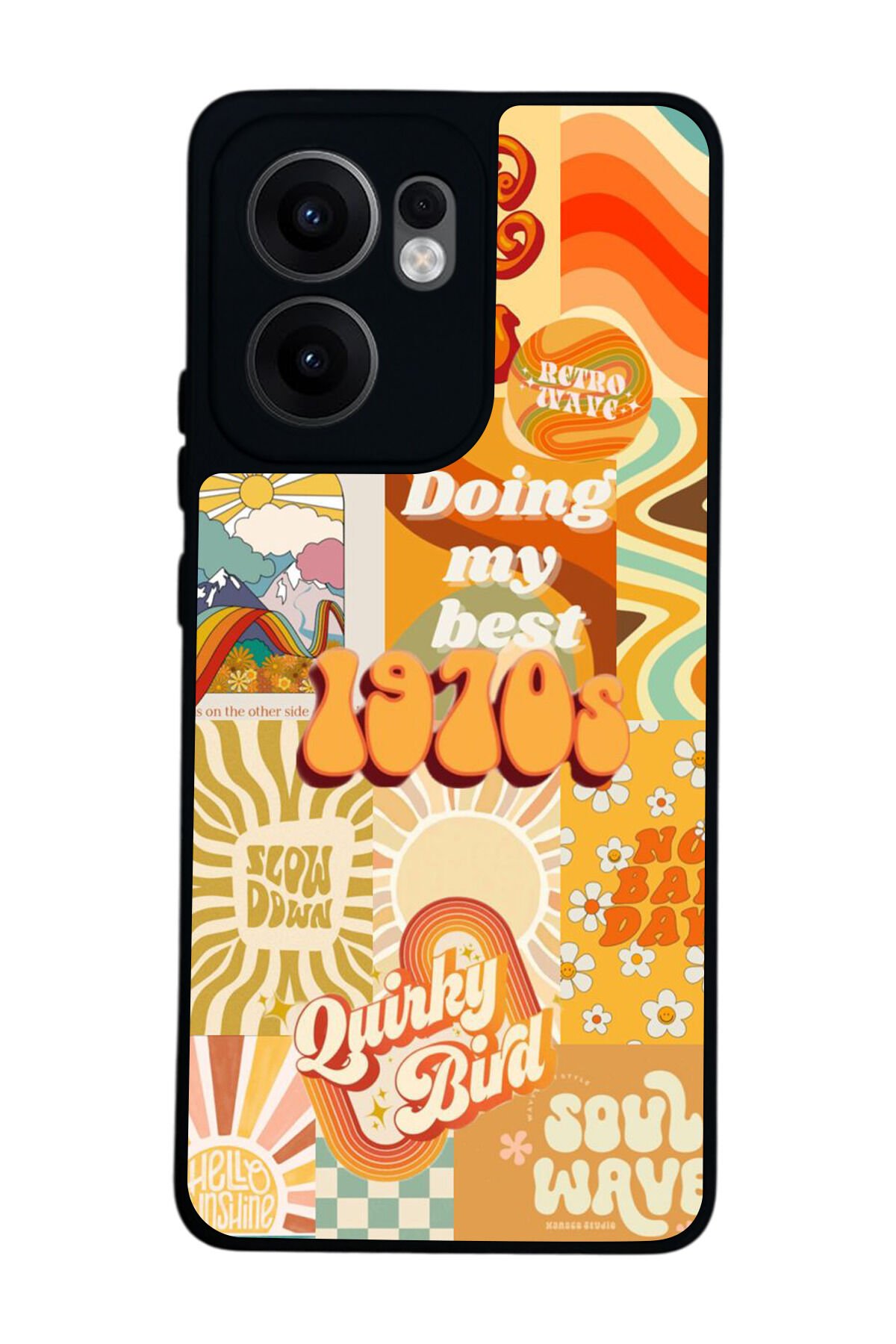 Oppo Reno 13F Uyumlu Poster Tasarımlı Glossy Premium Kılıf