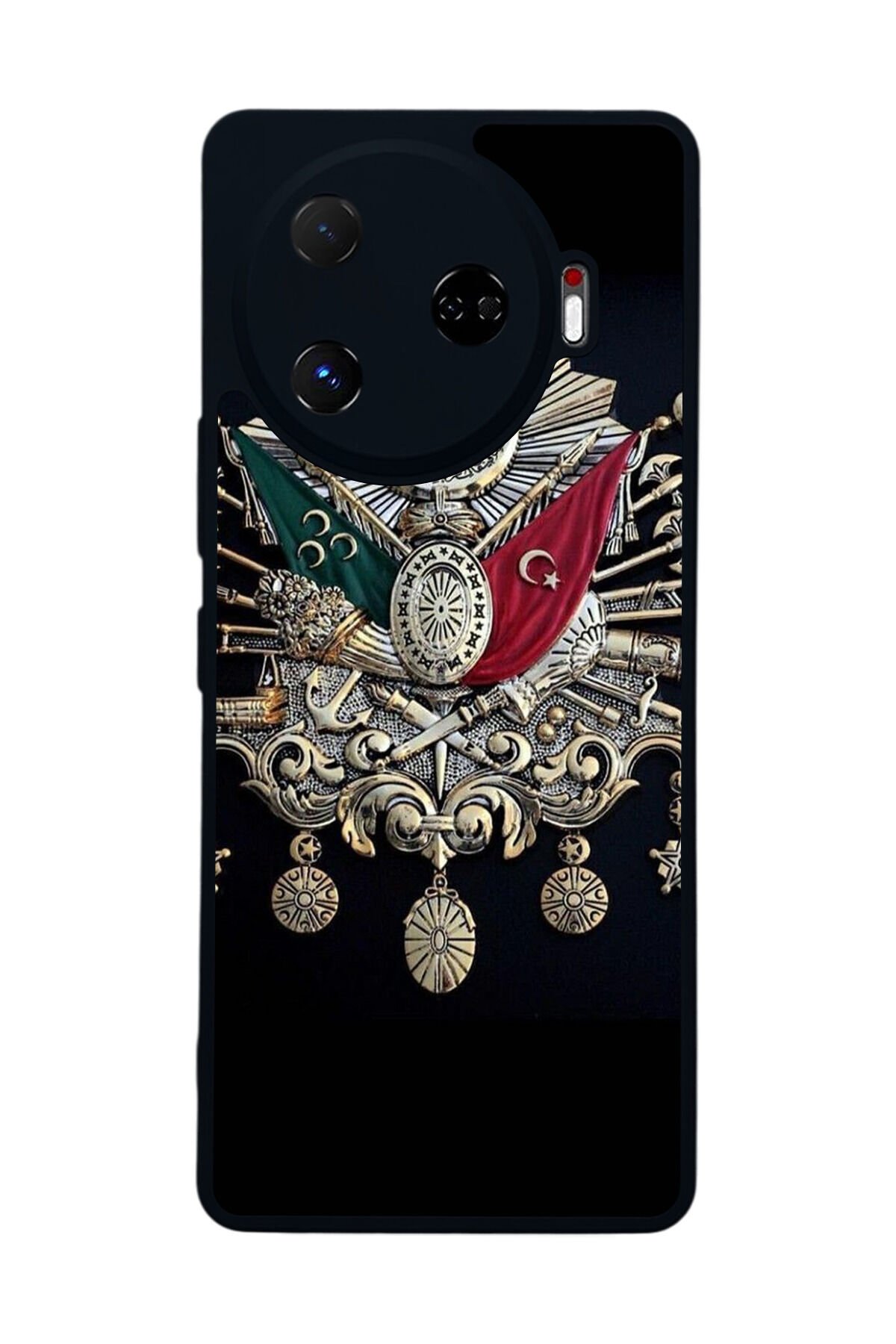 Tecno Camon 30 Pro Uyumlu Osmanli Tugrasi Tasarımlı Glossy Premium Kılıf