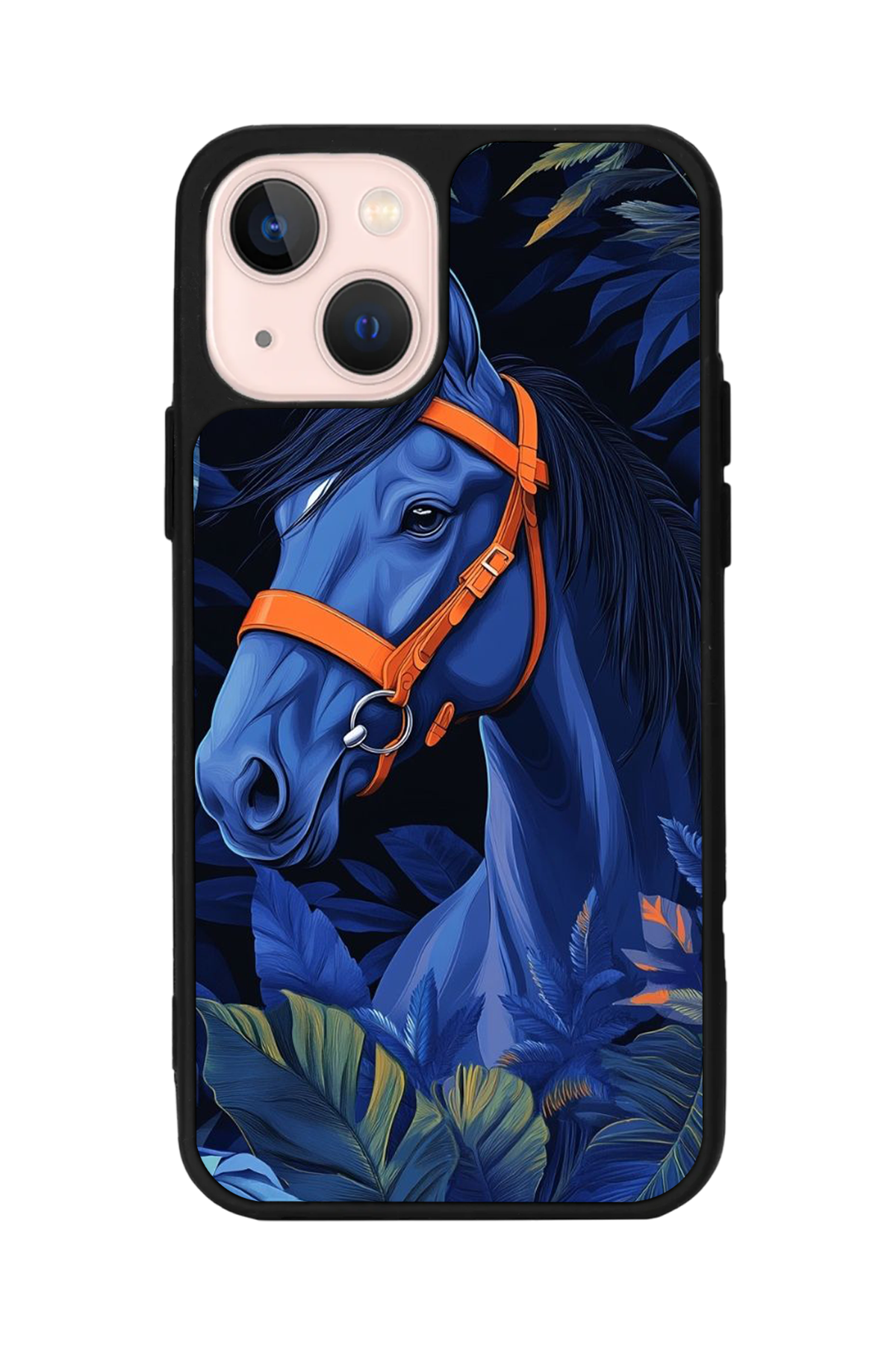 iPhone 13/14 Uyumlu At Horse Tasarımlı Glossy Premium Kılıf