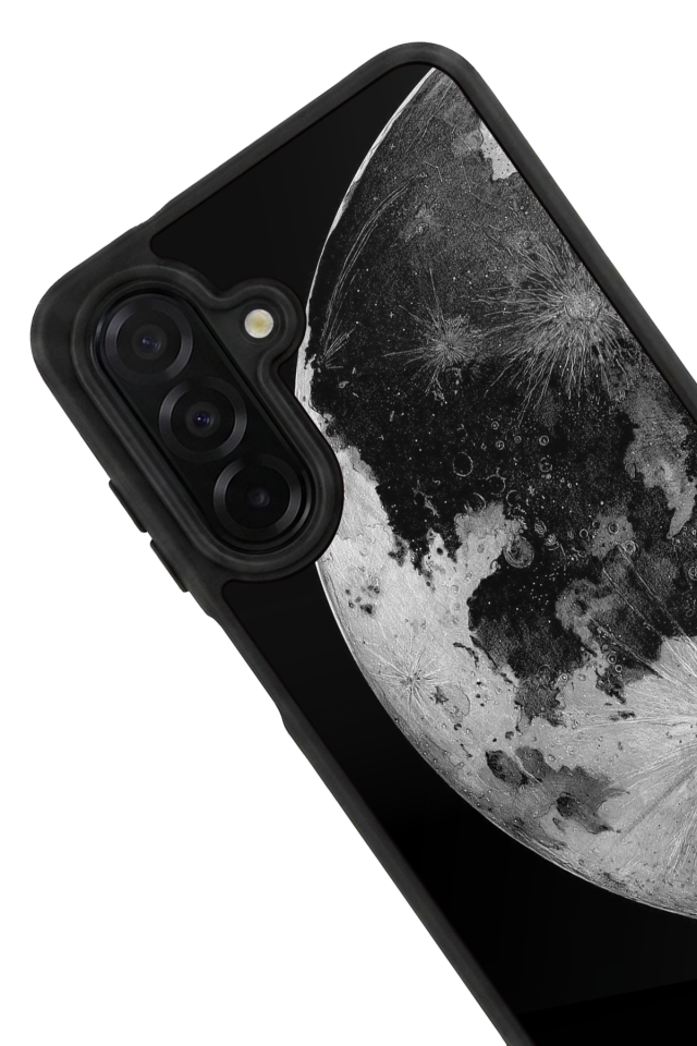 Samsung Galaxy A36 Uyumlu Ay Tasarımlı Glossy Premium Kılıf