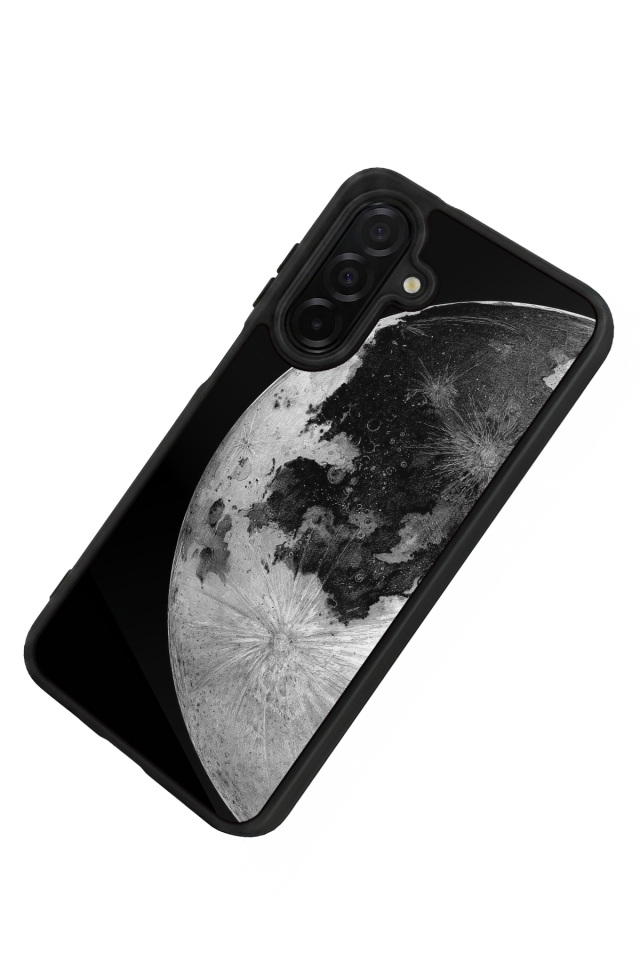 Samsung Galaxy A36 Uyumlu Ay Tasarımlı Glossy Premium Kılıf