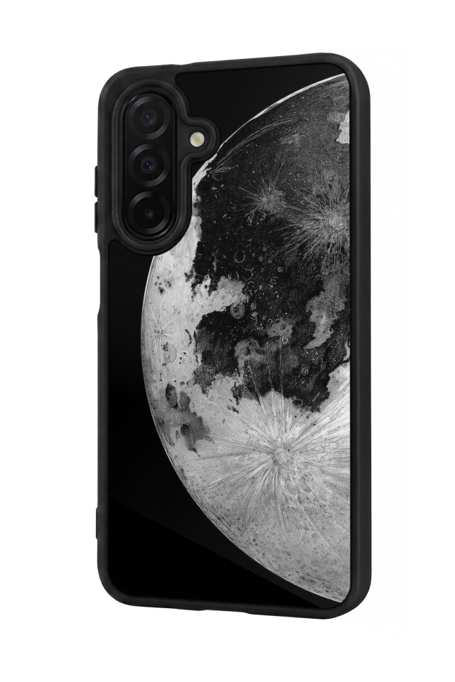 Samsung Galaxy A36 Uyumlu Ay Tasarımlı Glossy Premium Kılıf