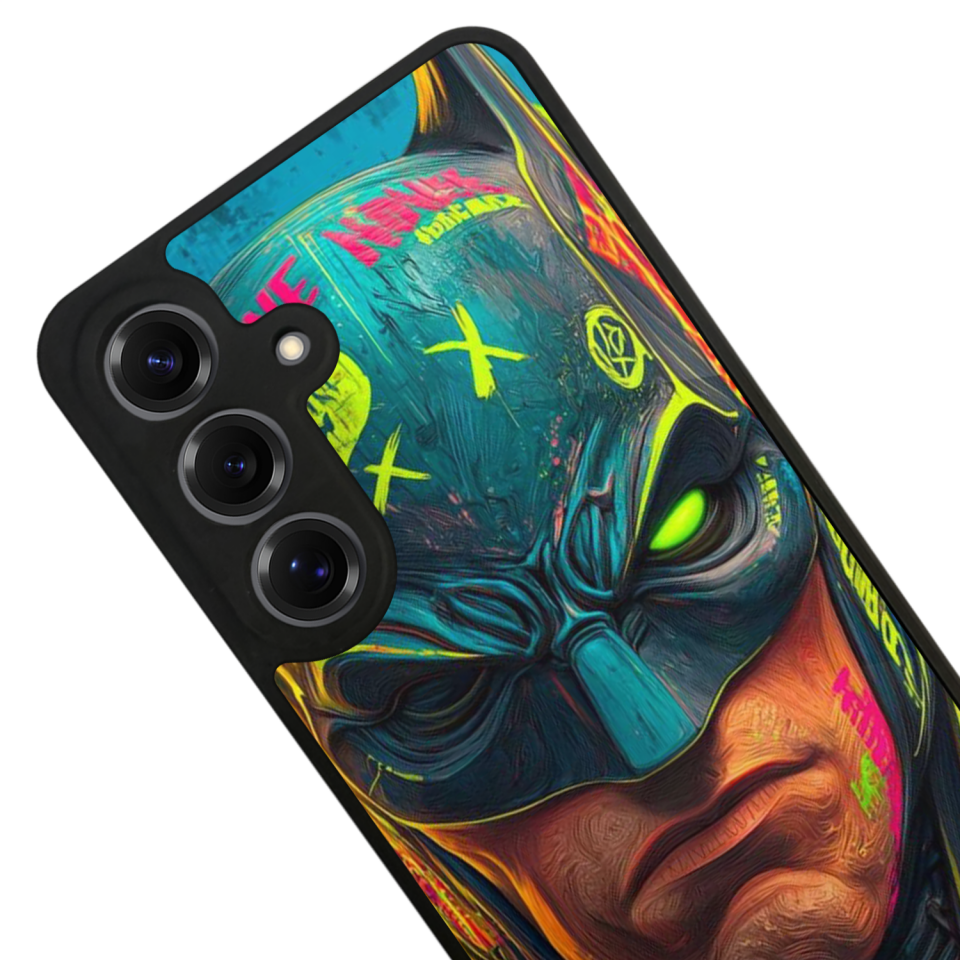 Samsung Galaxy S25 Uyumlu Batman Tasarımlı Glossy Premium Kılıf