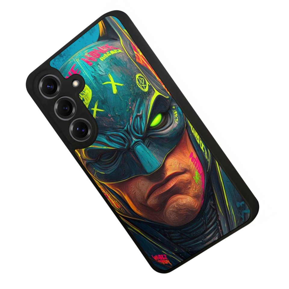 Samsung Galaxy S25 Uyumlu Batman Tasarımlı Glossy Premium Kılıf