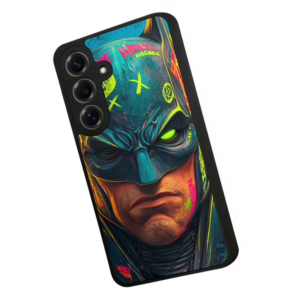 Samsung Galaxy S25 Uyumlu Batman Tasarımlı Glossy Premium Kılıf