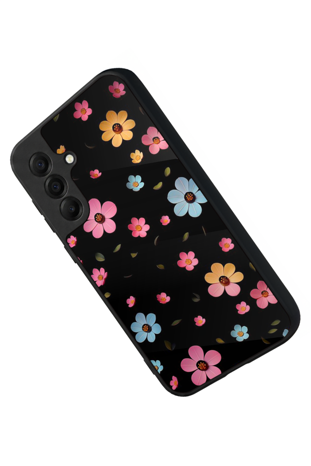 Samsung Galaxy A17 Uyumlu Cicek Tasarımlı Glossy Premium Kılıf
