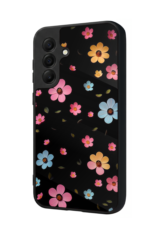 Samsung Galaxy A17 Uyumlu Cicek Tasarımlı Glossy Premium Kılıf