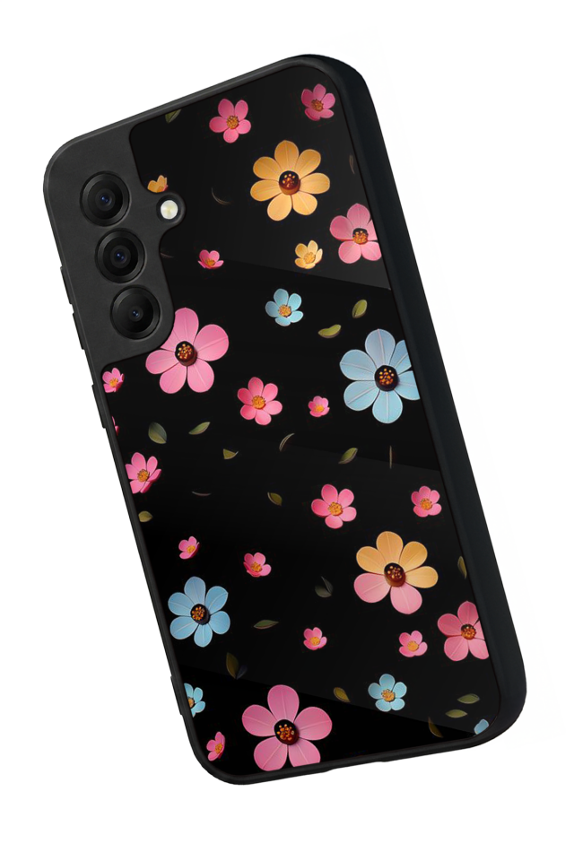Samsung Galaxy A17 Uyumlu Cicek Tasarımlı Glossy Premium Kılıf