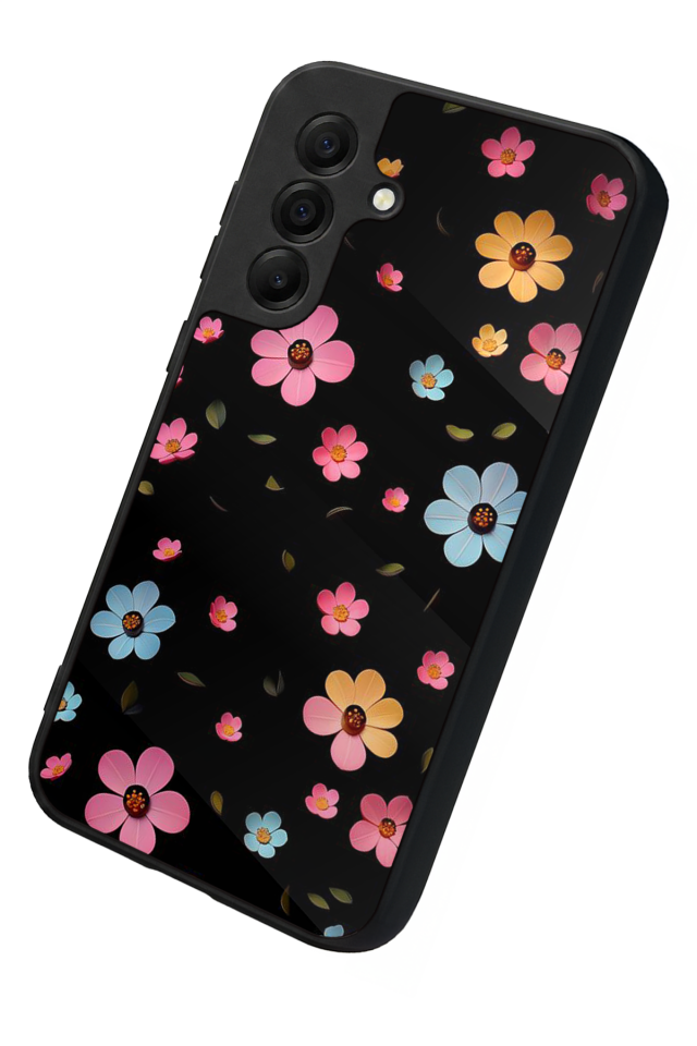 Samsung Galaxy A17 Uyumlu Cicek Tasarımlı Glossy Premium Kılıf