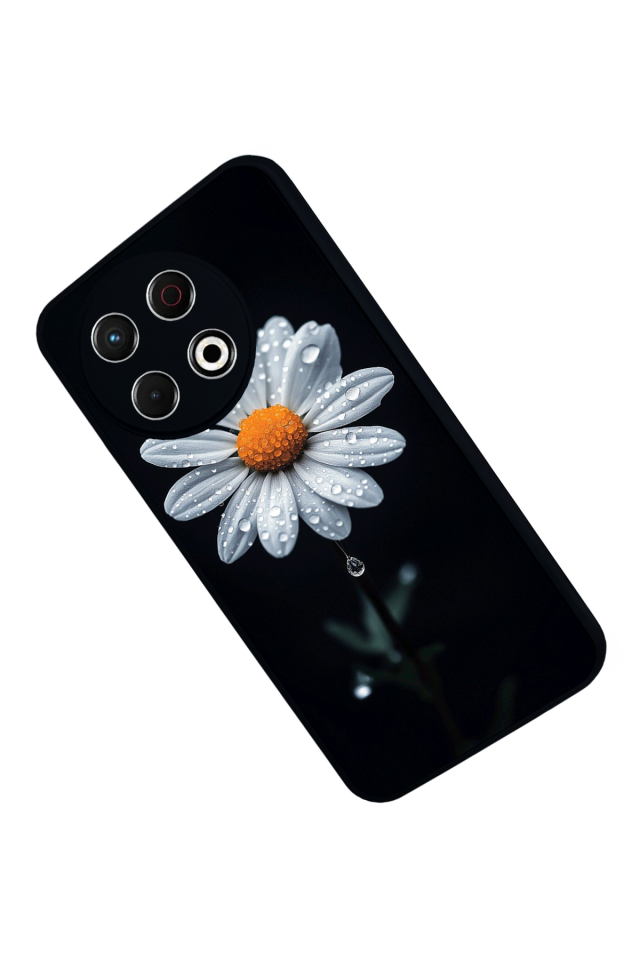 Tecno Spark 30 Pro Uyumlu Cicek Tasarımlı Glossy Premium Kılıf