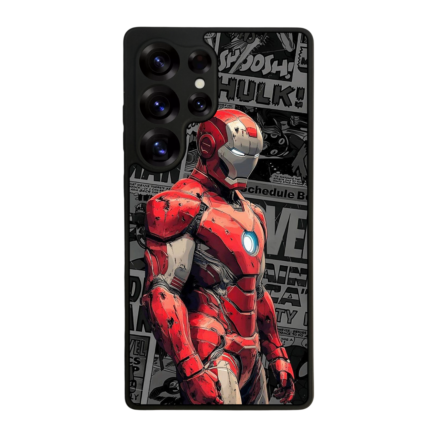 Samsung Galaxy S25 Ultra Uyumlu Iron Man ( Demir Adam ) Tasarımlı Glossy Premium Kılıf