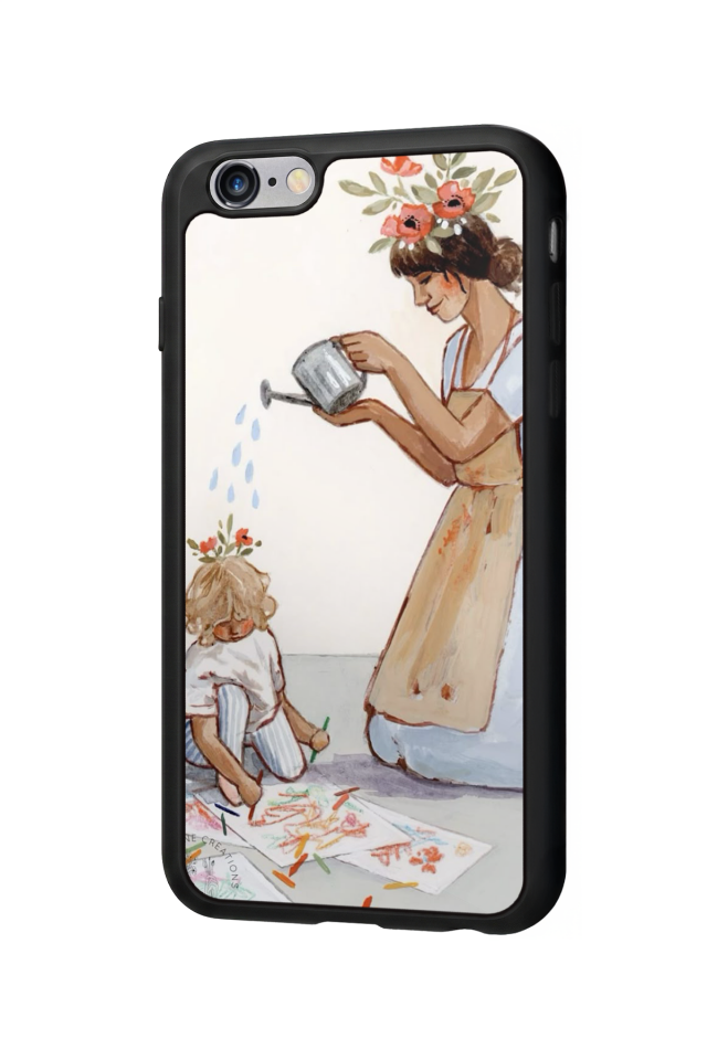 iPhone 6 Plus Uyumlu Kalp Love Tasarımlı Glossy Premium Kılıf