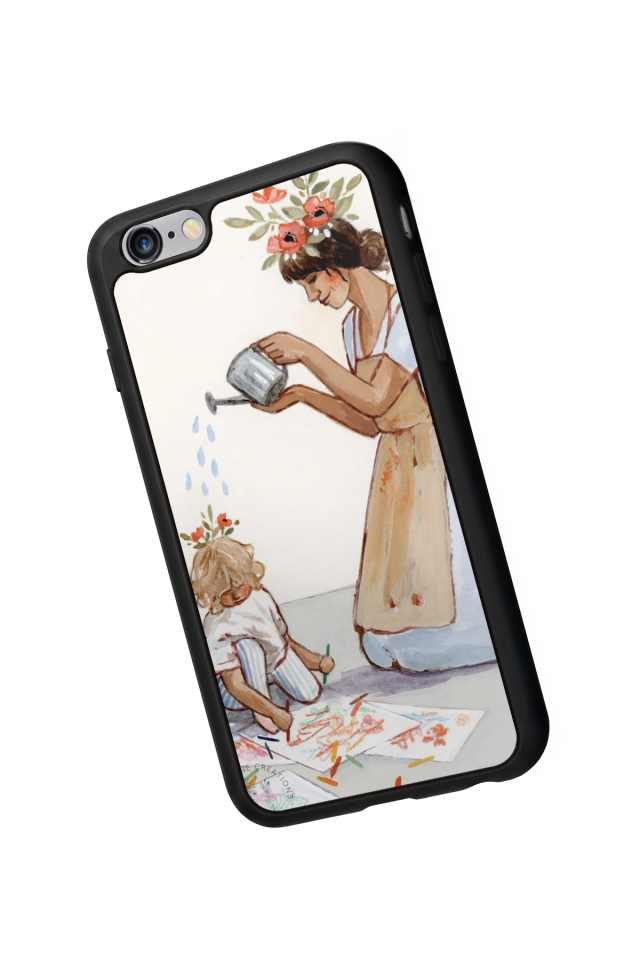iPhone 6 Plus Uyumlu Kalp Love Tasarımlı Glossy Premium Kılıf